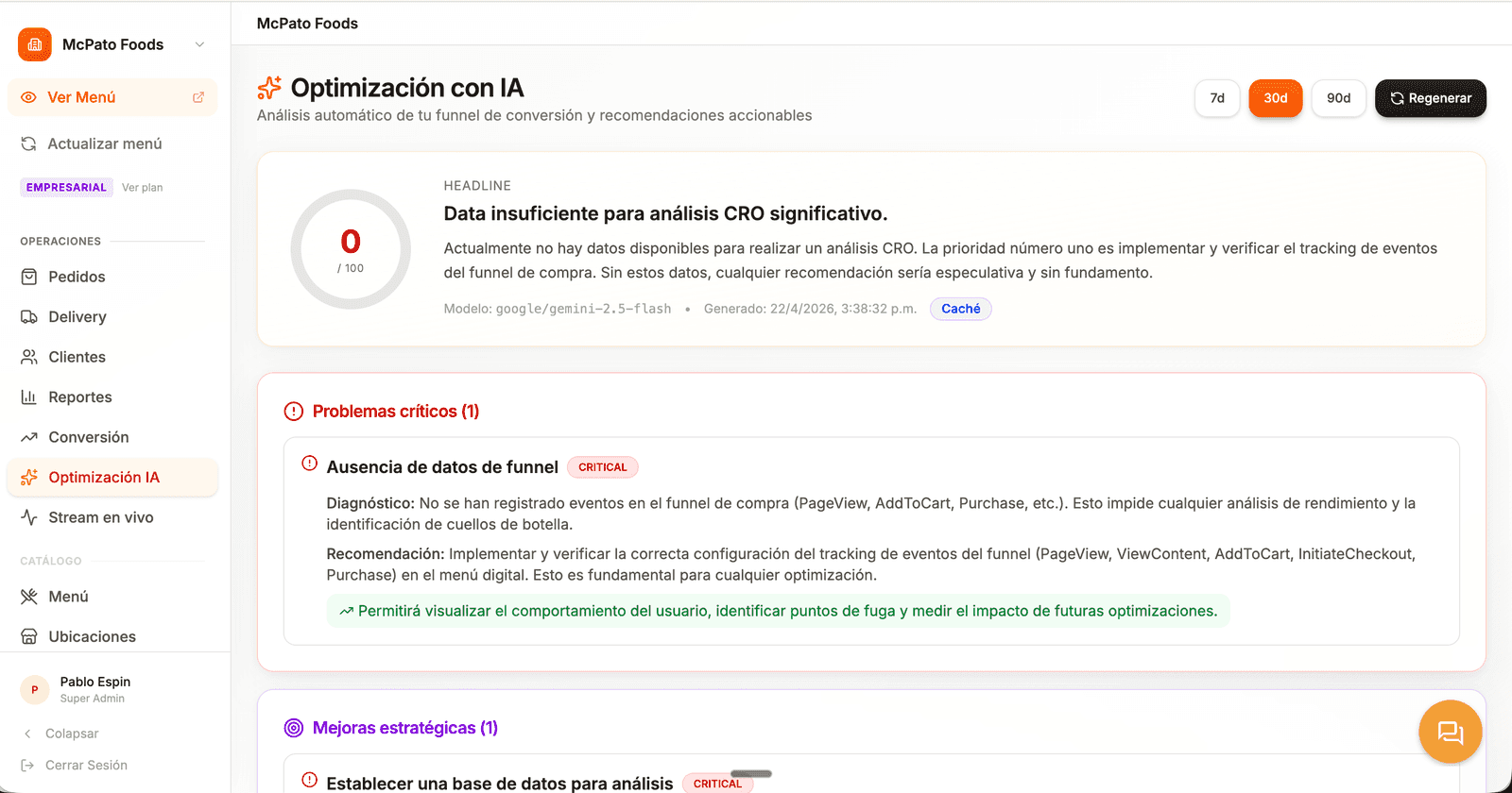 Asistente IA para tu restaurante